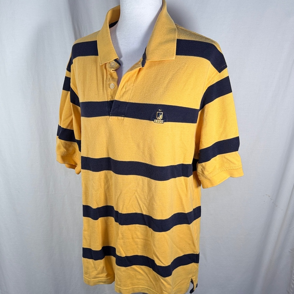 Izod Men's Polo Shirt in Yellow and Black